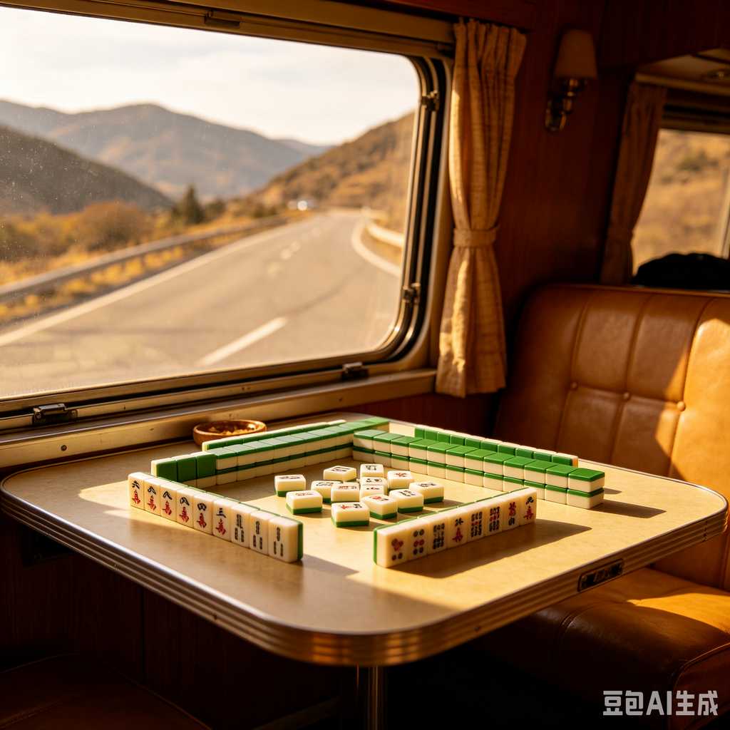 mahjong set with dice and chips