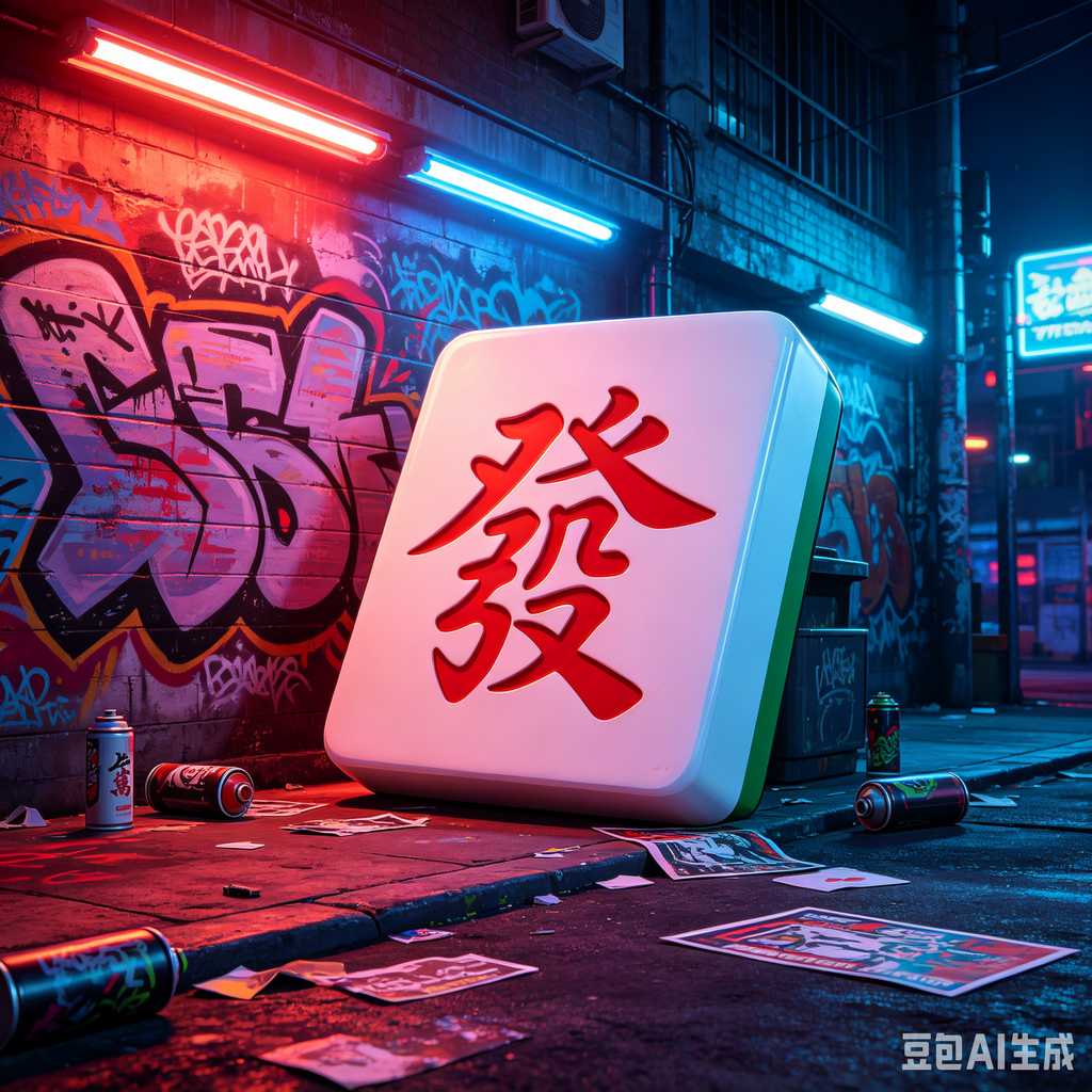artistic mahjong tiles set