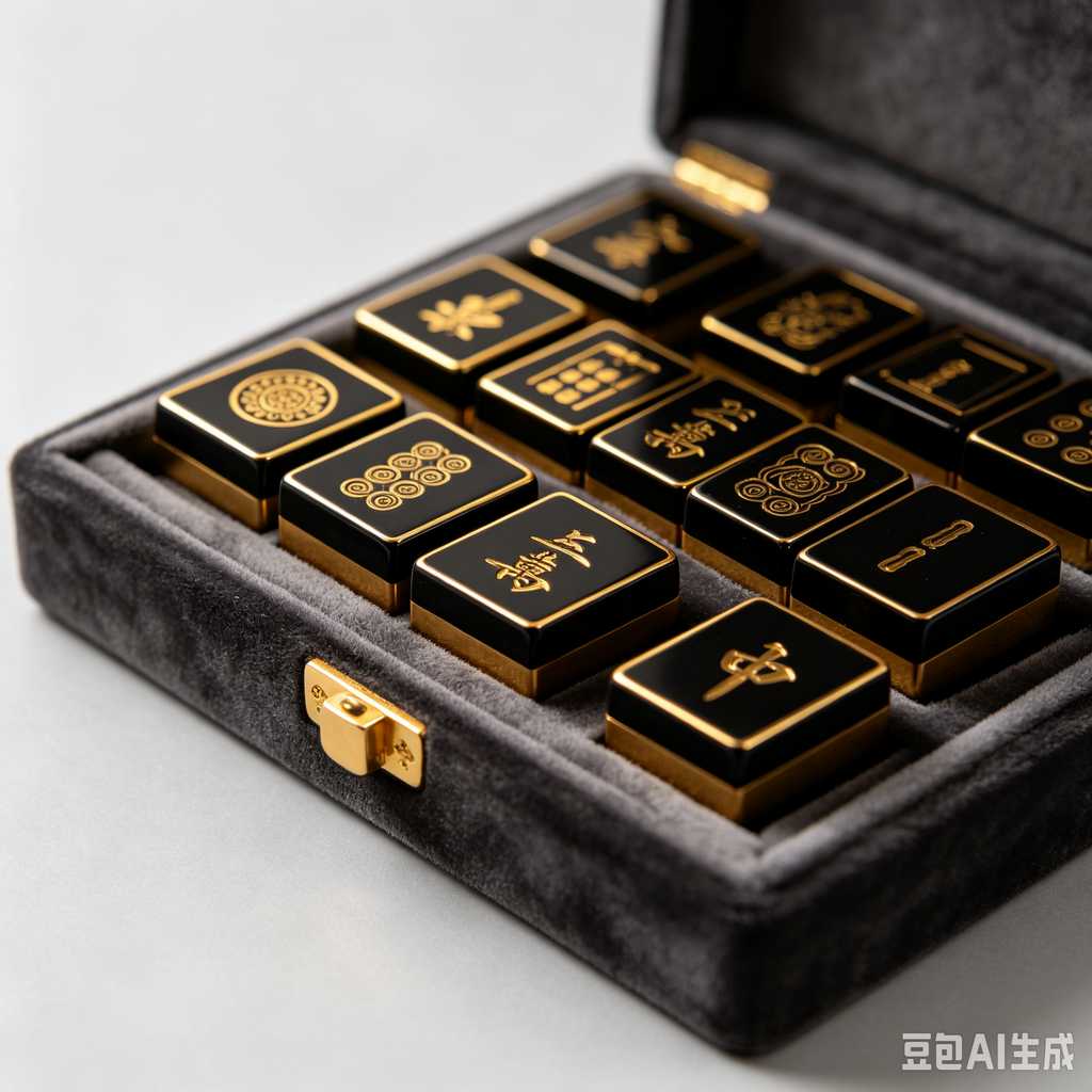 modern minimalist mahjong set